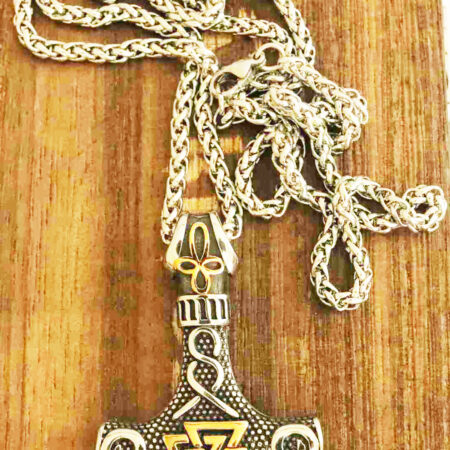 Stainless Steel Nordic Viking Hammer Necklace
