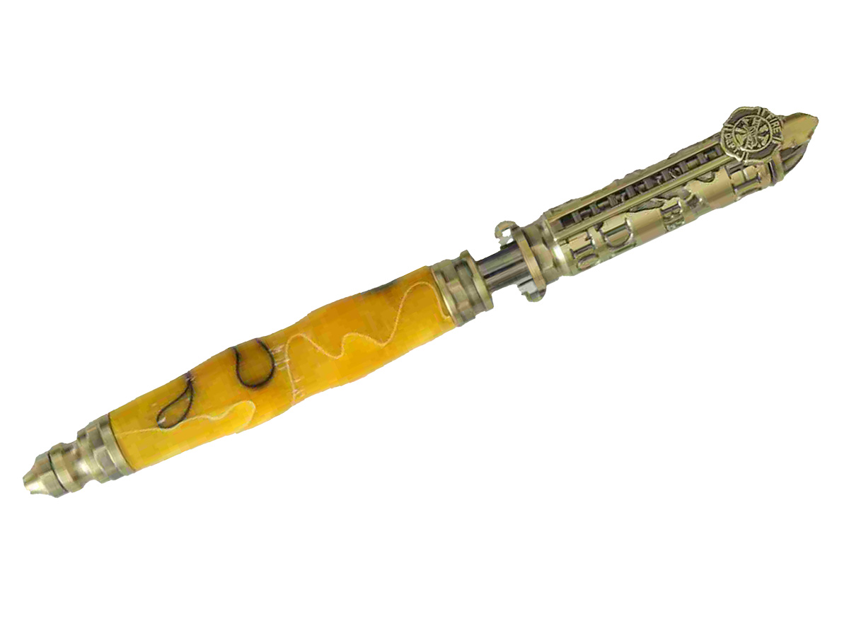 Handcrafted Firefighter Theme Pen