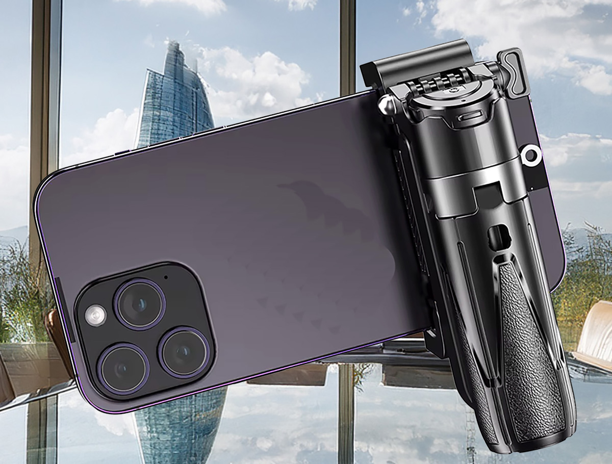 Mini Smart Foldable Bluetooth Aluminum and ABS Adjustable Tripod Stand 925ijewel.com