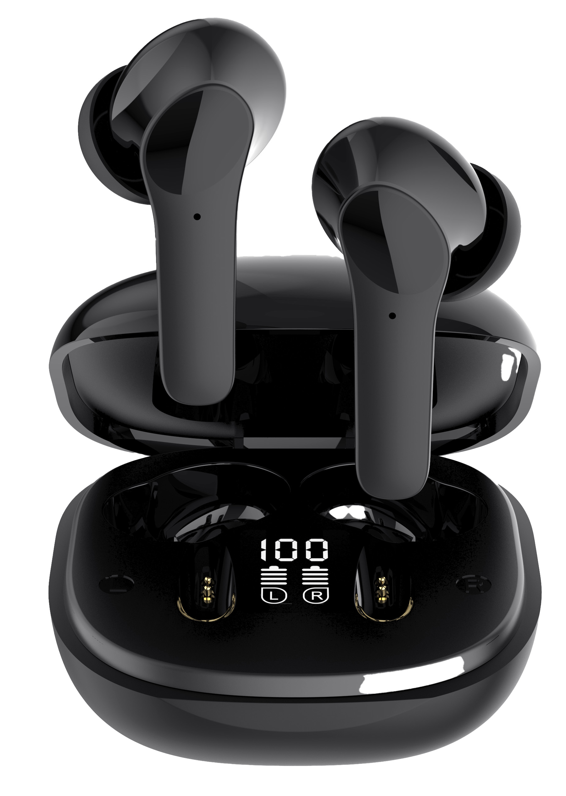 Bluetooth 5.3 Wireless Headset with Real-Time Language Translator – HIFI Sound, Lightweight Black 925ijewel.com