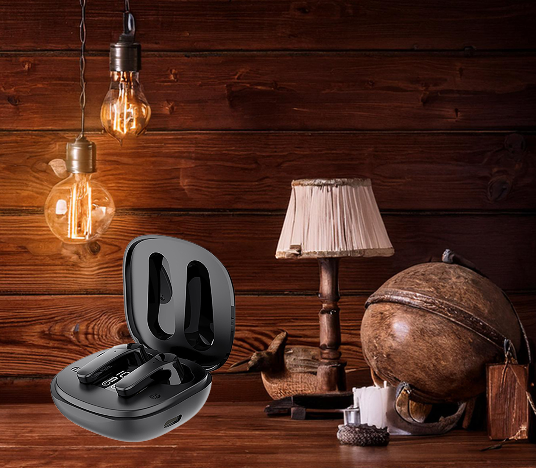 Bluetooth 5.3 Wireless Headset with Real-Time Language Translator – HIFI Sound, Lightweight Black 925ijewel.com