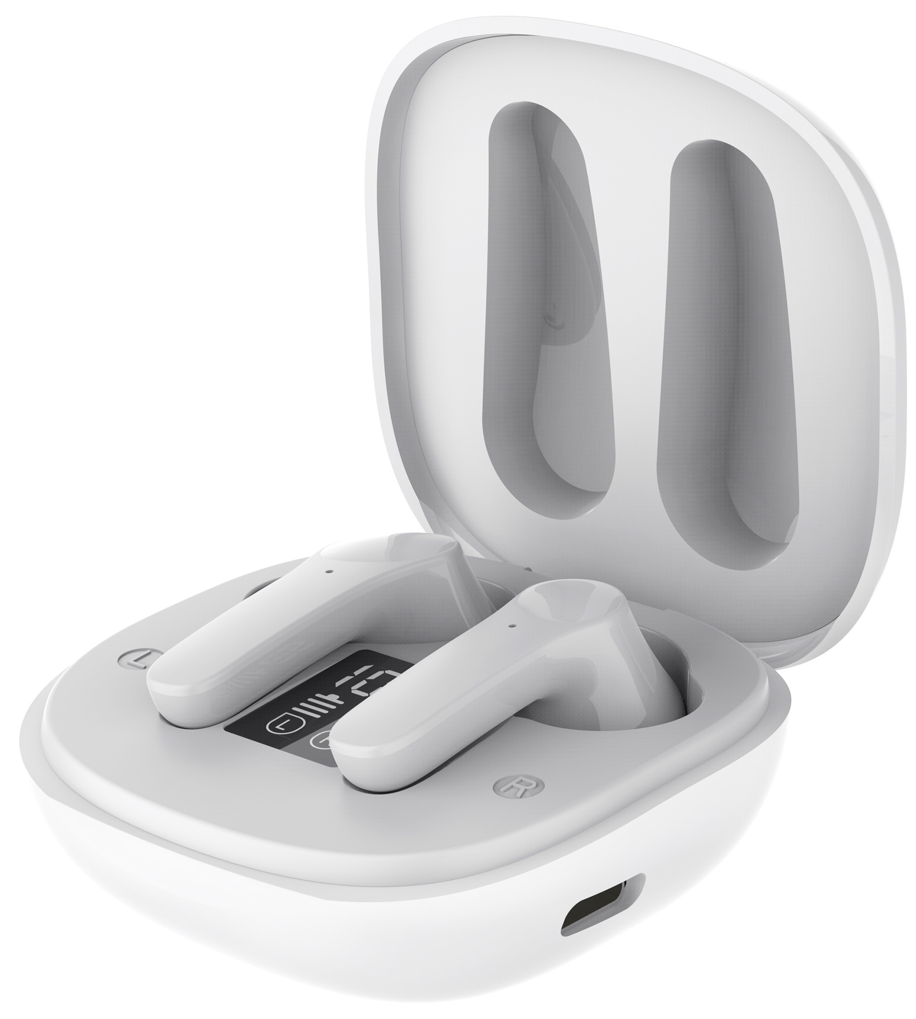 Bluetooth 5.3 Wireless Headset with Real-Time Language Translator – HIFI Sound, Lightweight White 925ijewel.com