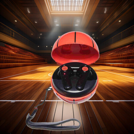 Bluetooth-Wireless-5.1-Noise-Cancelling-Earbuds-with-Basketball-Charging-Box 925ijewel.com