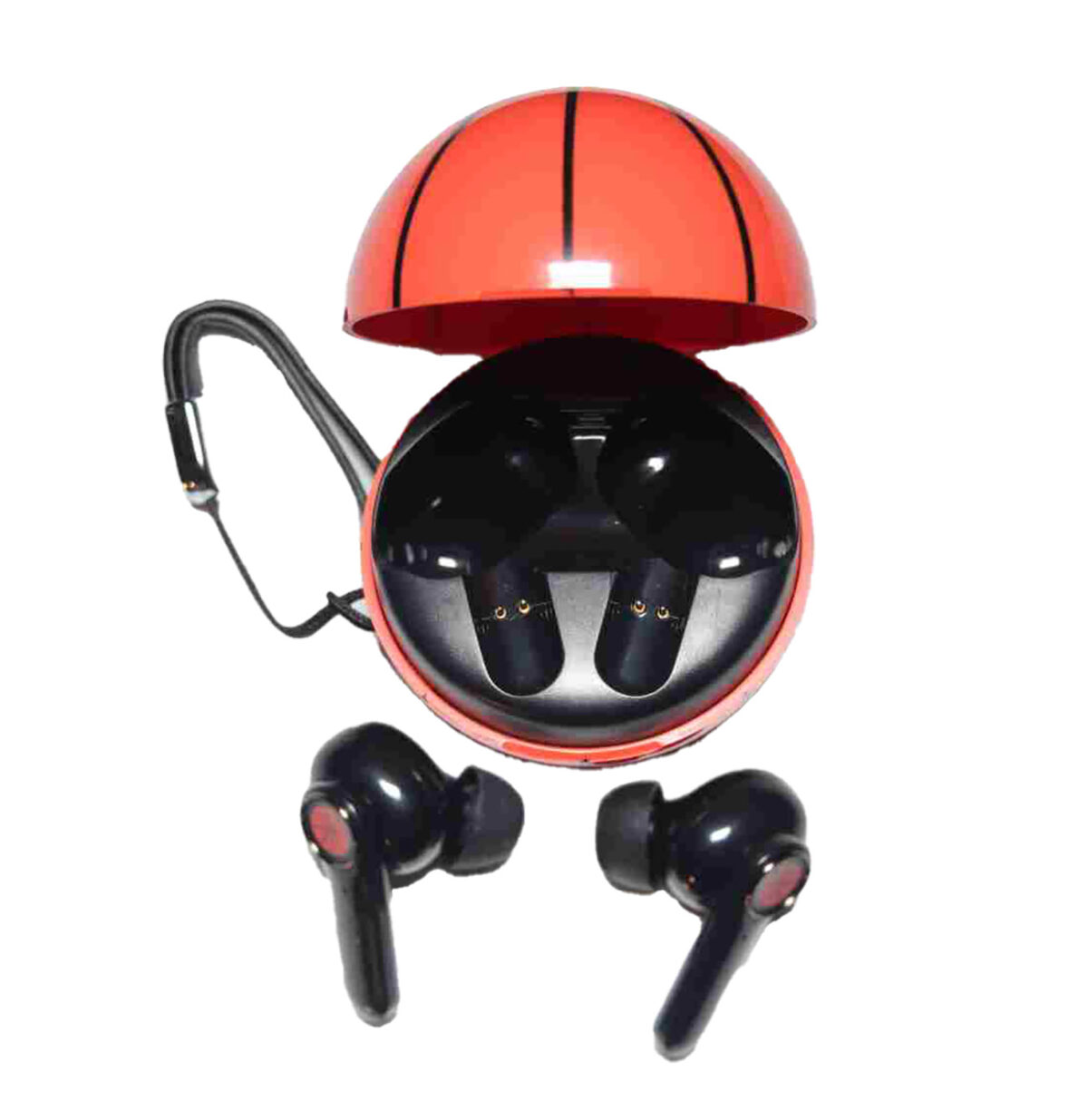 Bluetooth Wireless 5.1 Noise Cancelling Earbuds with Basketball Charging Box 925ijewel.com