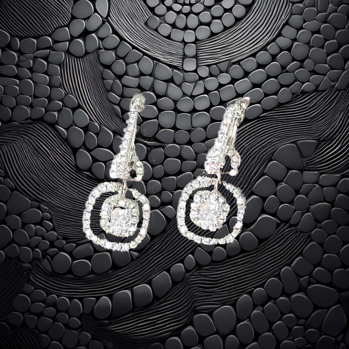 Sterling Silver Dangle Earrings 925ijewel.com