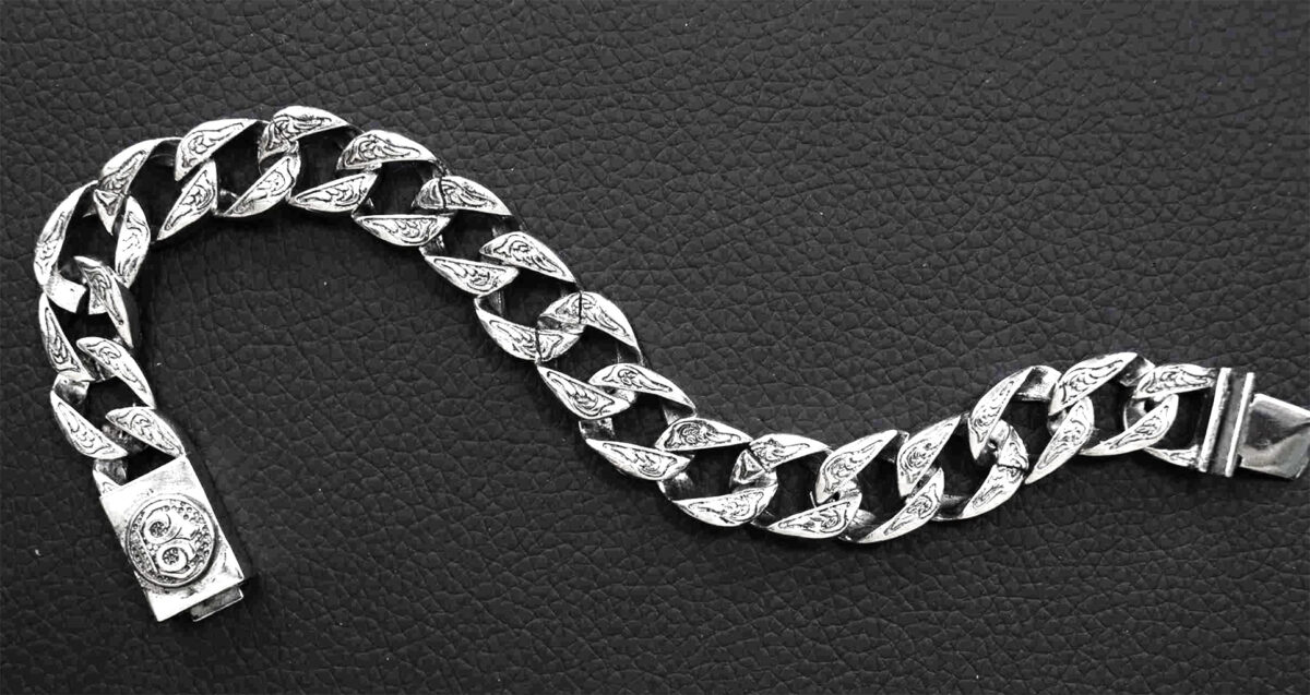Silver-Plated Cuban Link Bracelet – Strength, Style & Sophistication. 925ijewel.com