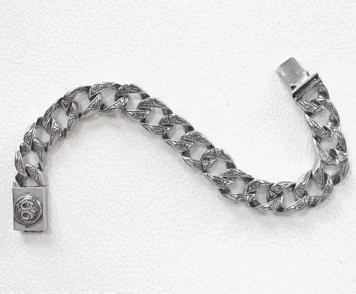 Silver-Plated Cuban Link Bracelet – Strength, Style & Sophistication. 925ijewel.com