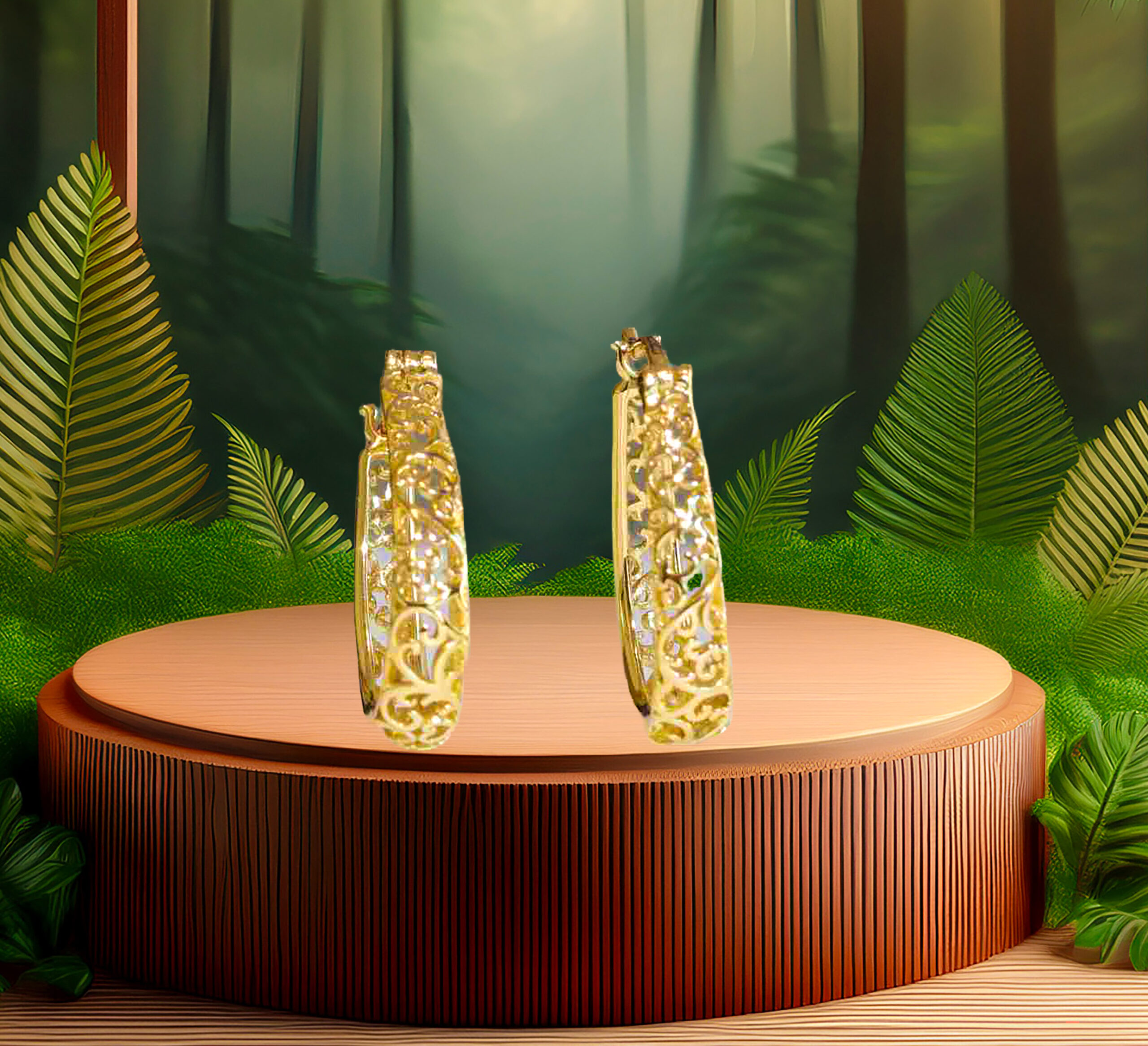 Eternal Grace Sterling Silver, 18Kt Gold. 925ijewel.com